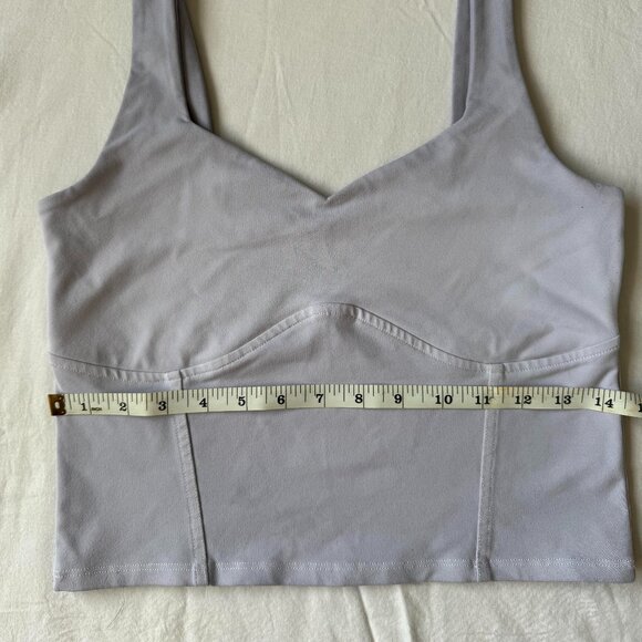 Abercrombie & Fitch Soft A&F Collection White cropped corset like top. Size M - Picture 3 of 5